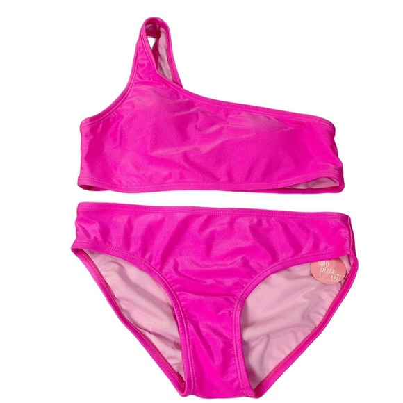 GB girls Swim New Gb Girls Dillards Girls Bikini Set Bright Pink